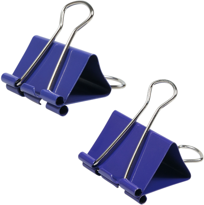 Purple Large 44mm & Medium 32mm Binder Clips