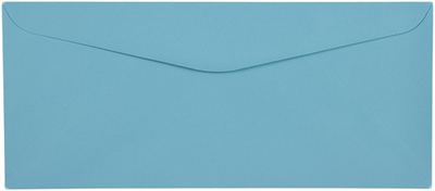 Pastel Blue 24lb #10 Regular Envelopes (4 1/8 x 9 1/2)