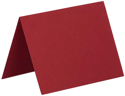 Ruby Red 100lb A2 Foldover Cards (4 3/8 x 5 7/16)