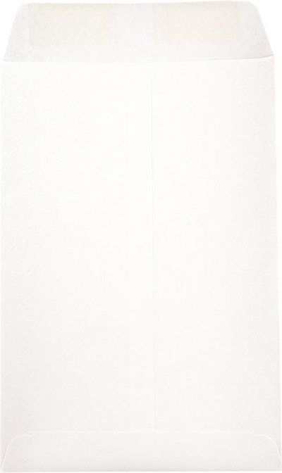 White 24lb 6 x 9 Open End Envelopes