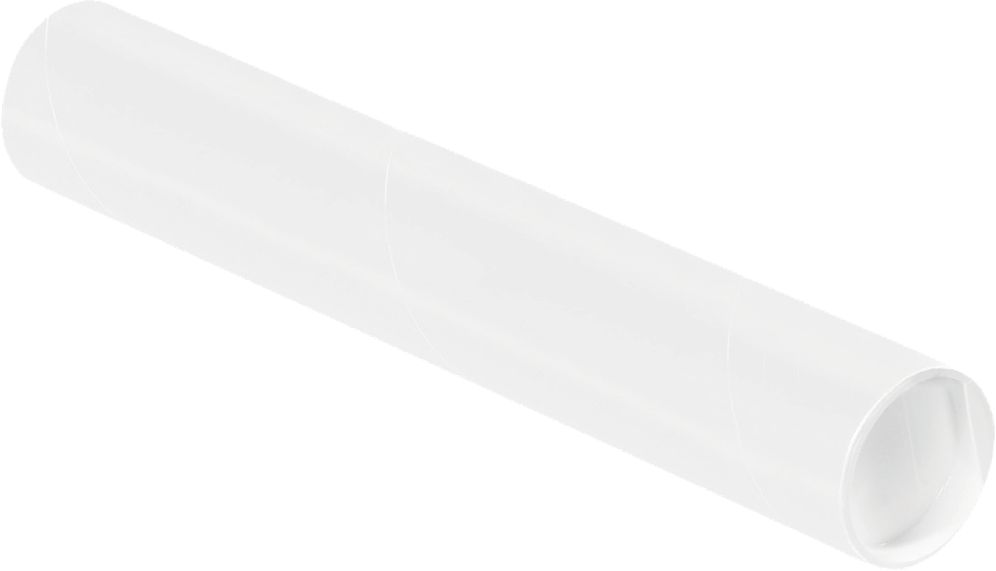 White 3 x 24 Mailing Tubes