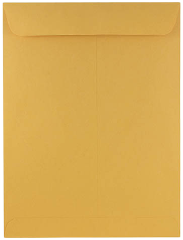 Brown Kraft 28lb 9 x 12 Open End Envelopes