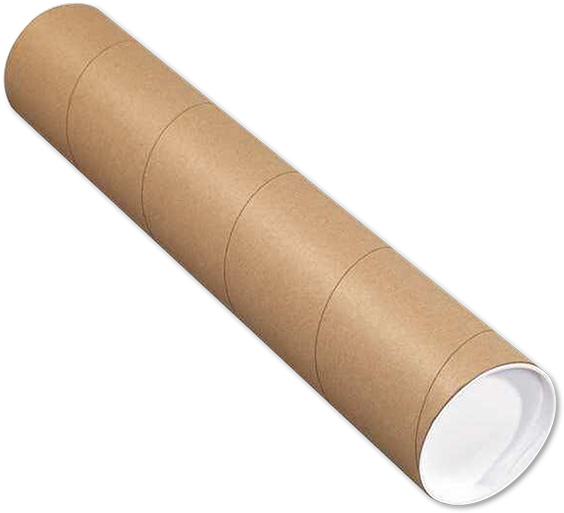 Brown Kraft 4 x 24 Mailing Tubes