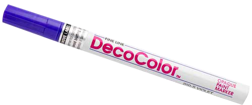Violet Fine Line Opaque Paint Markers