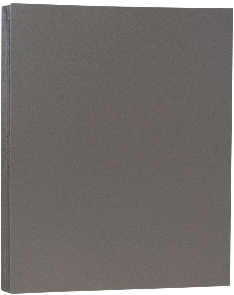 Dark Smoke Gray 100lb 8 1/2 x 11 Cardstock