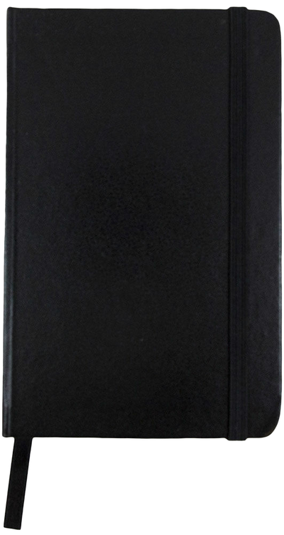 Black Small 3 3/4 x 5 5/8 Notebooks (100 Lined Pages)