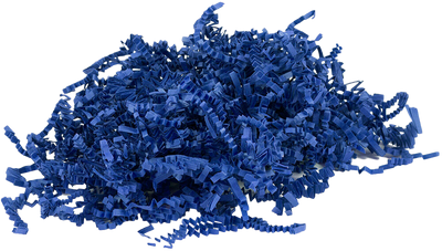 Presidential Blue Crinkle Cut Shred Tissue Paper - 2oz