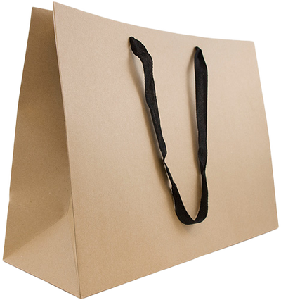 Brown Kraft Recycled X-Large Matte Heavy Duty Gift Bags (16 x 12 x 6)