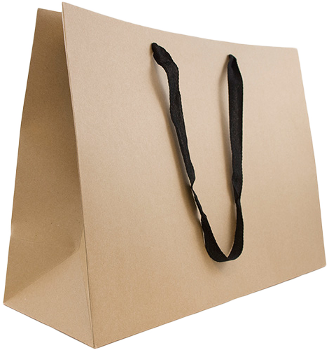 Brown Kraft Recycled X-Large Matte Heavy Duty Gift Bags (16 x 12 x 6)