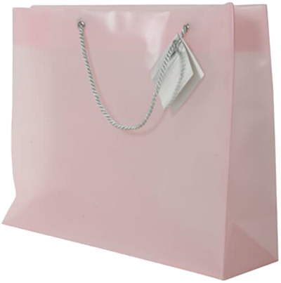 Light Pink Larges Shopping Bags (13 x 10 1/2 x 4)