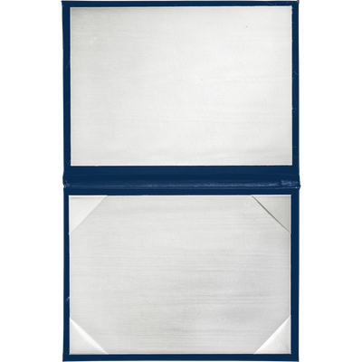 10 1/2 x 12 1/2 Landscape Padded Diploma Covers (Holds 10 x 12 Document) - Royal Blue