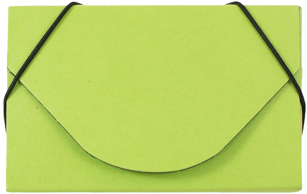 Matte Lime Green Chipboard Business Card Case - 20 Card Capacity