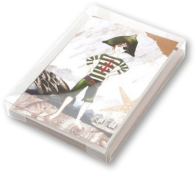 Clear A6 Card Boxes (4 7/8 x 1 x 6 5/8) - 25 Pack