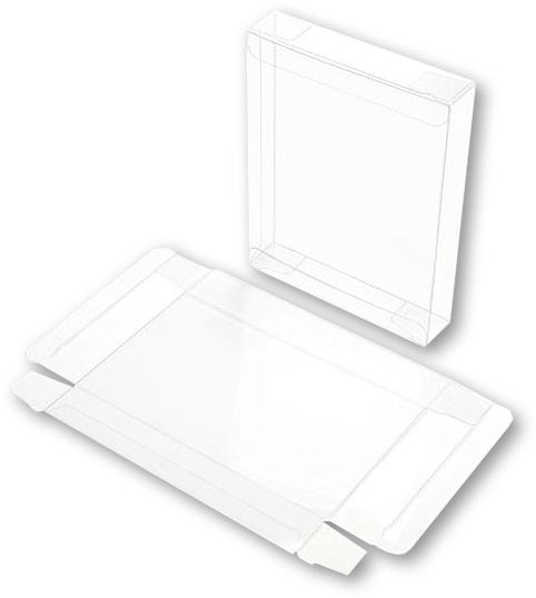 Clear A2 Card Boxes (4 1/2 x 1 x 5 7/8) - 25 Pack