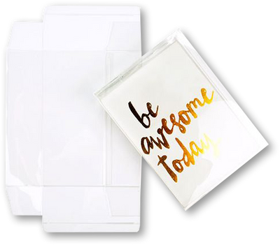 Clear A7 Card Boxes (5 3/8 x 2 x 7 3/8) - 25 Pack