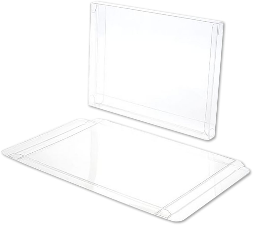 Clear A6 Card Boxes (4 7/8 x 1/2 x 6 5/8) - 25 Pack