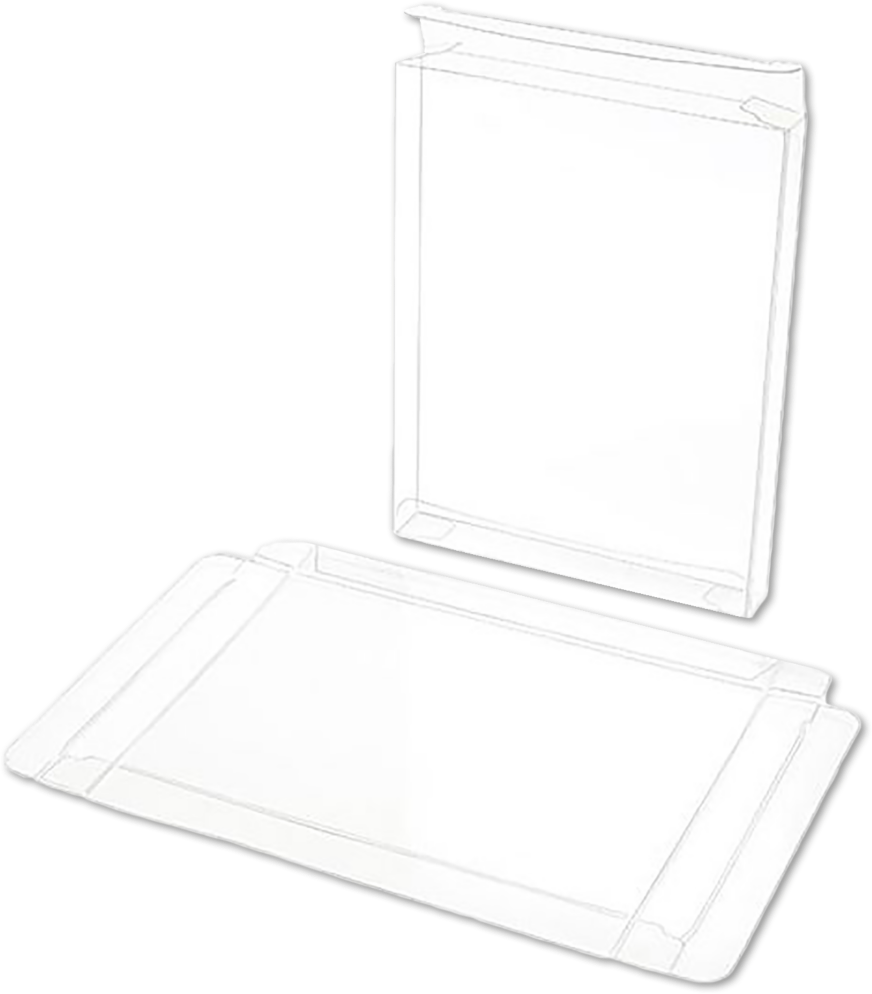 Clear A2 Card Boxes (4 1/2 x 1/2 x 5 7/8) - 25 Pack