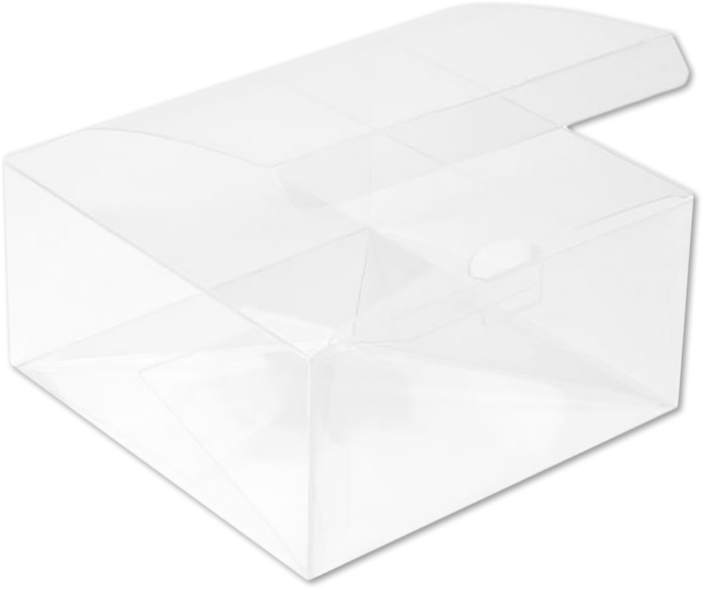 Clear Boxes with Pop and Lock Bottom (5 7/8 x 5 7/8 x 3) - 25 Pack