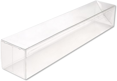 Clear Wine Boxes (3 x 3 x 12) - 25 Pack