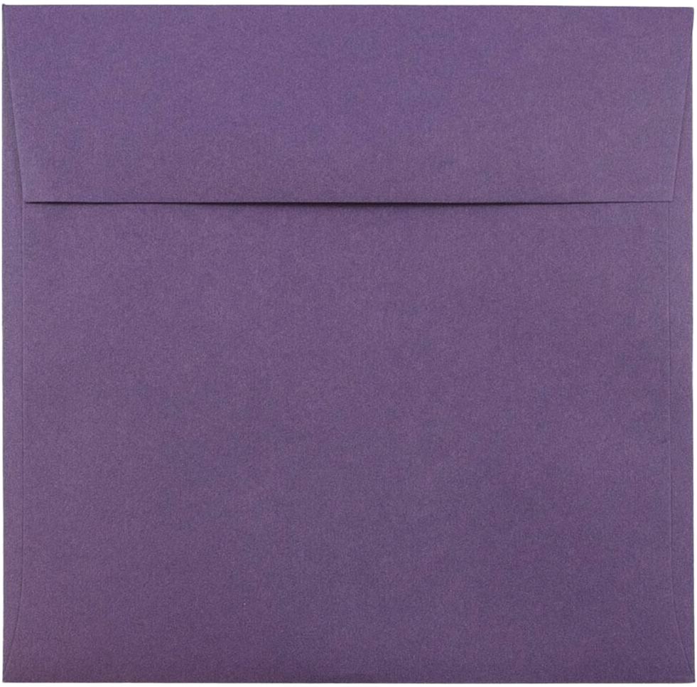 Dark Purple 28lb 7 1/2 x 7 1/2 Square Envelopes
