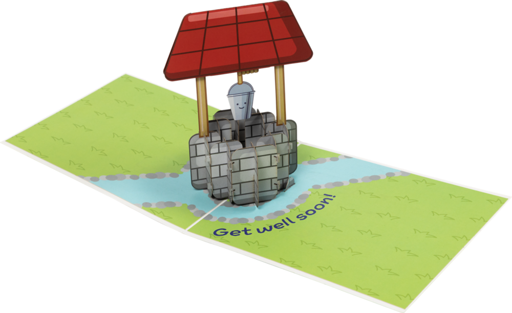 Get Well Soon 3D Pop Up Card