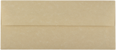 Brown Parchment 24lb #10 Regular Envelopes (4 1/8 x 9 1/2)