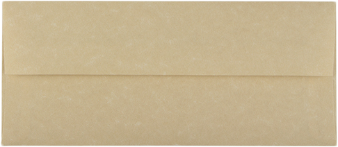 Brown Parchment 24lb #10 Regular Envelopes (4 1/8 x 9 1/2)