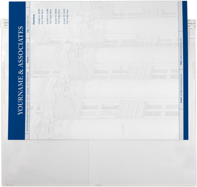 Crystal Clear Translucent 3.5mil 9 x 12 Booklet Envelopes with Peel & Seal