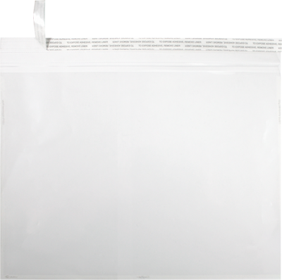 Crystal Clear Translucent 3.5mil 9 x 12 Booklet Envelopes with Peel & Seal