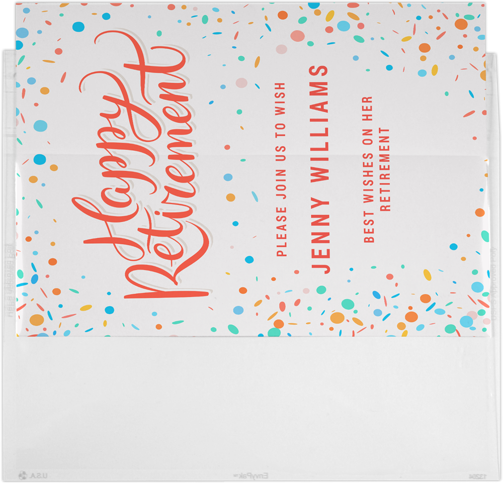 Crystal Clear Translucent 3.5mil A7 Invitation Envelopes (5 1/4 x 7 1/4) with Peel & Seal
