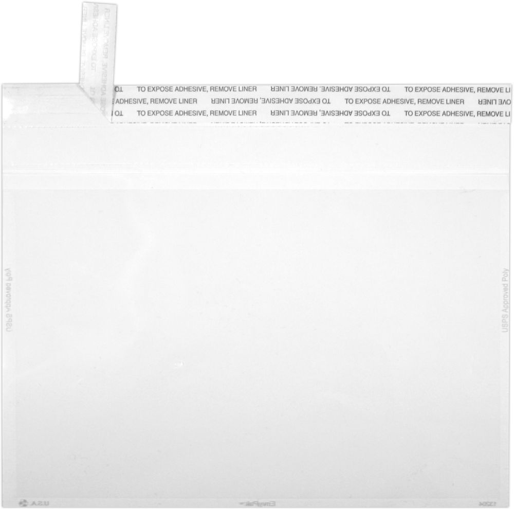 Crystal Clear Translucent 3.5mil A7 Invitation Envelopes (5 1/4 x 7 1/4) with Peel & Seal