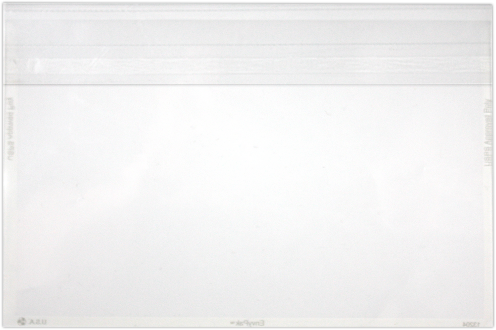 Crystal Clear Translucent 3.5mil A9 Invitation Envelopes (5 3/4 x 8 3/4) with Peel & Seal