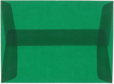 Racing Green Translucent 30lb A10 Invitation Envelopes (6 x 9 1/2)