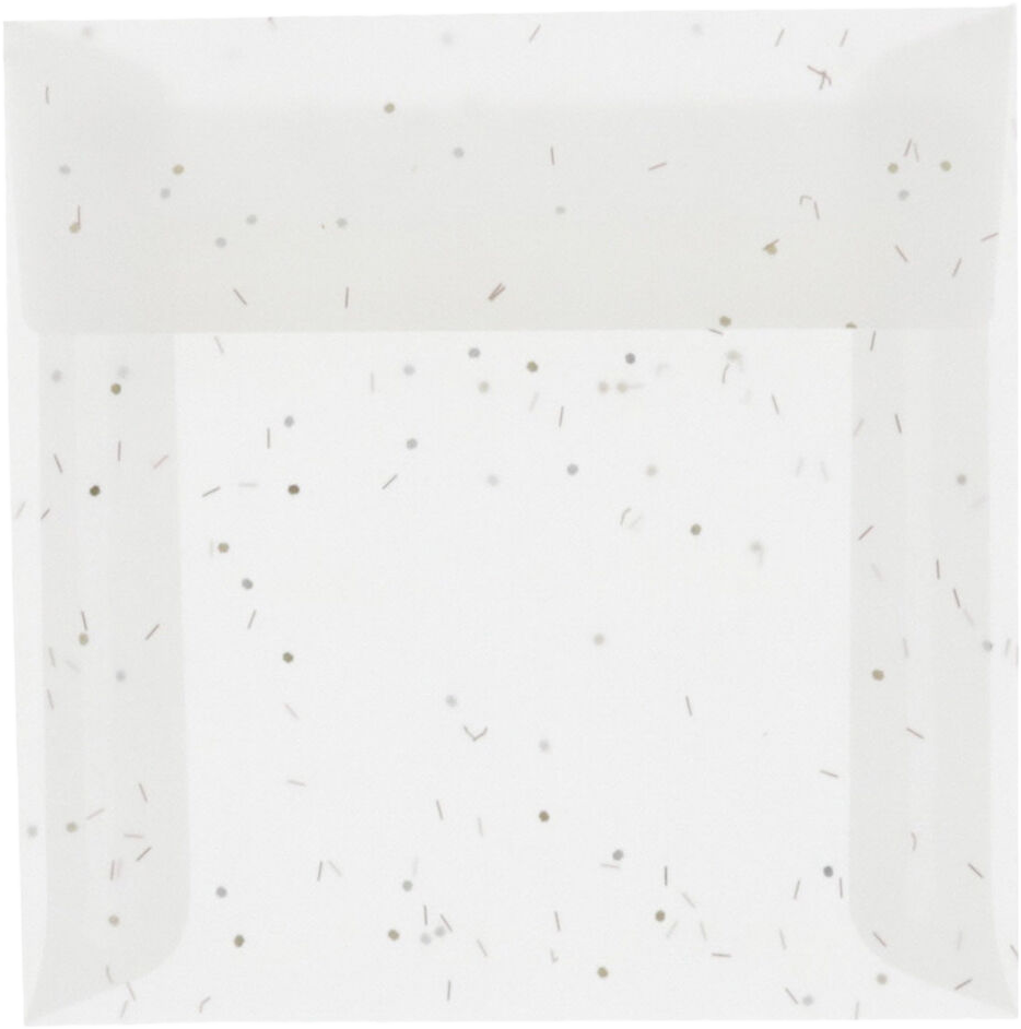 Heavy Metal Translucent 28lb 6 1/2 x 6 1/2 Square Envelopes