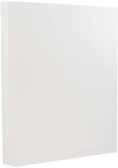 Bright White 80lb Cougar 8 1/2 x 11 Premium Cardstock