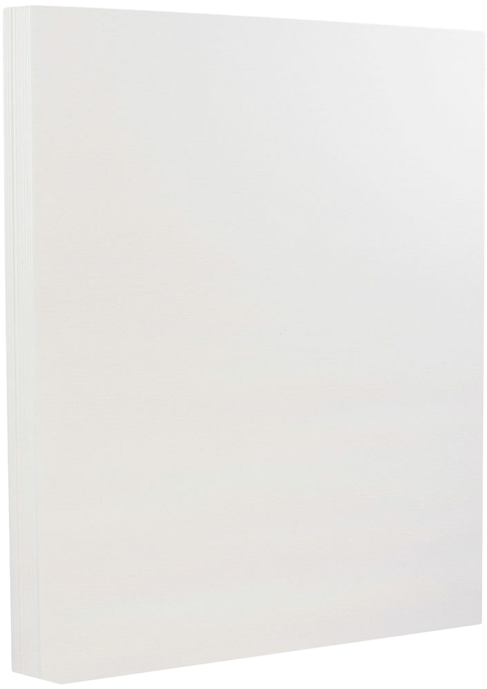 Bright White 80lb Cougar 8 1/2 x 11 Premium Cardstock