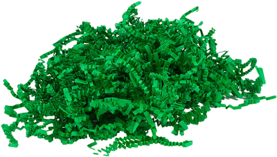 Green Crinkle Cut Shred Tissue Paper - 2oz