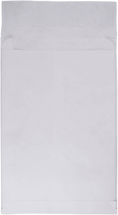 White 14lb 10 x 13 x 2 Open End Envelopes with Peel & Seal