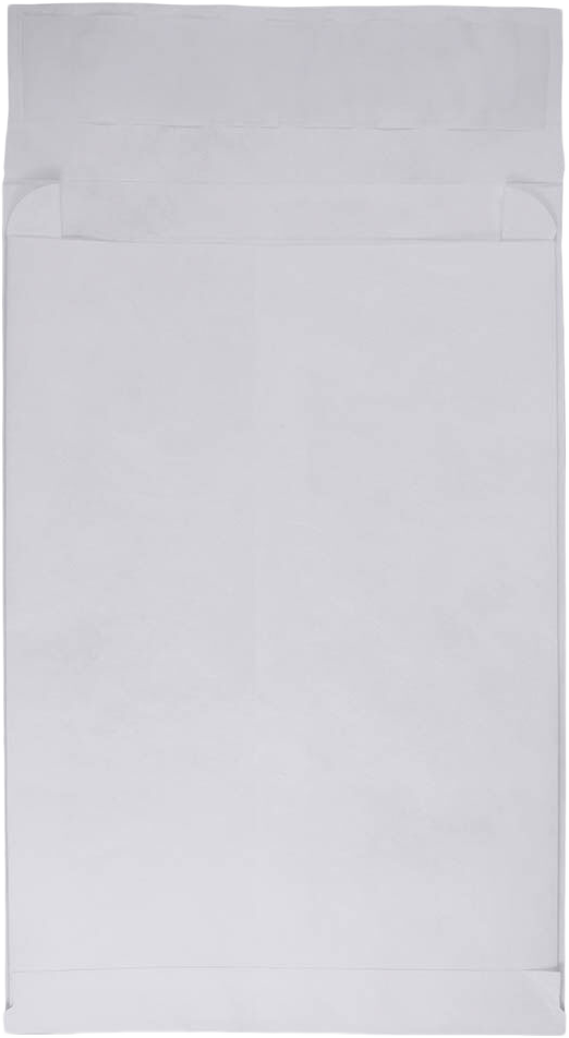 White 14lb 10 x 13 x 2 Open End Envelopes with Peel & Seal