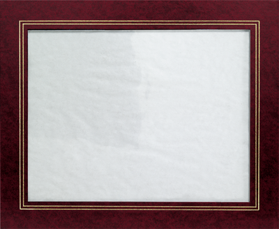 Maroon 10 3/4 x 13 Certificate Document Frame with Easel