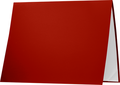 Red 8 1/2 x 11 Leatherette Certificate Document Holders