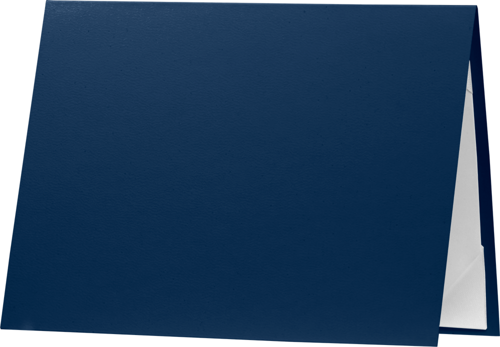 Royal Blue 5 x 7 Leatherette Certificate Document Holders