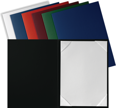 Royal Blue 5 x 7 Leatherette Certificate Document Holders