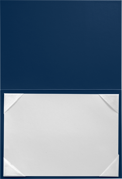Royal Blue 5 x 7 Leatherette Certificate Document Holders