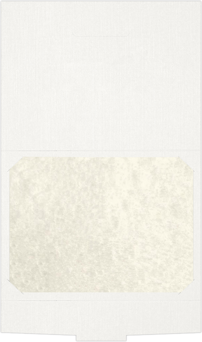 White Linen with Gold Foil First Holy Communion 9 1/2 x 12 Certificate Holders