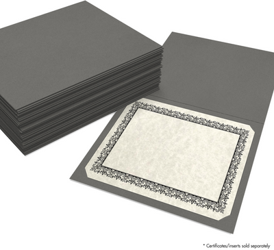Dark Gray 9 1/2 x 12 Certificate Holders