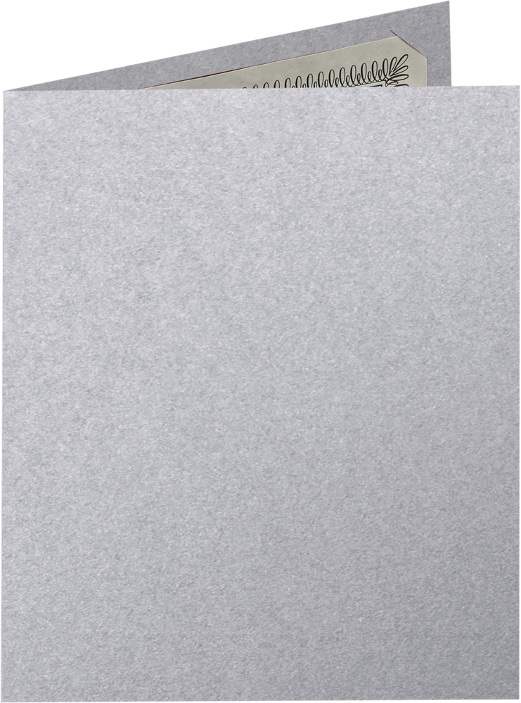 Silver Metallic 9 1/2 x 12 Certificate Holders