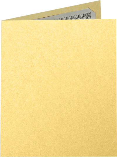 Gold Metallic 9 1/2 x 12 Certificate Holders