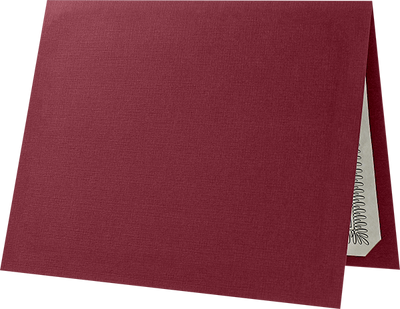 Burgundy Linen 9 1/2 x 12 Certificate Holders
