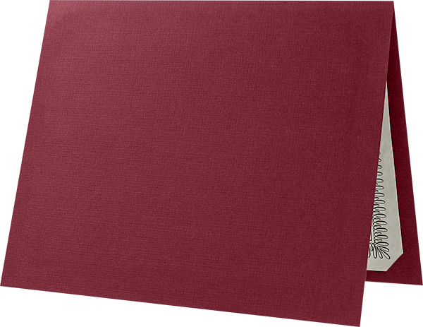 Burgundy Linen 9 1/2 x 12 Certificate Holders